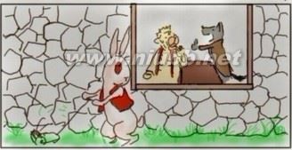 幽默搞笑图片【连环漫画】办公室的故事：倒霉的小白兔